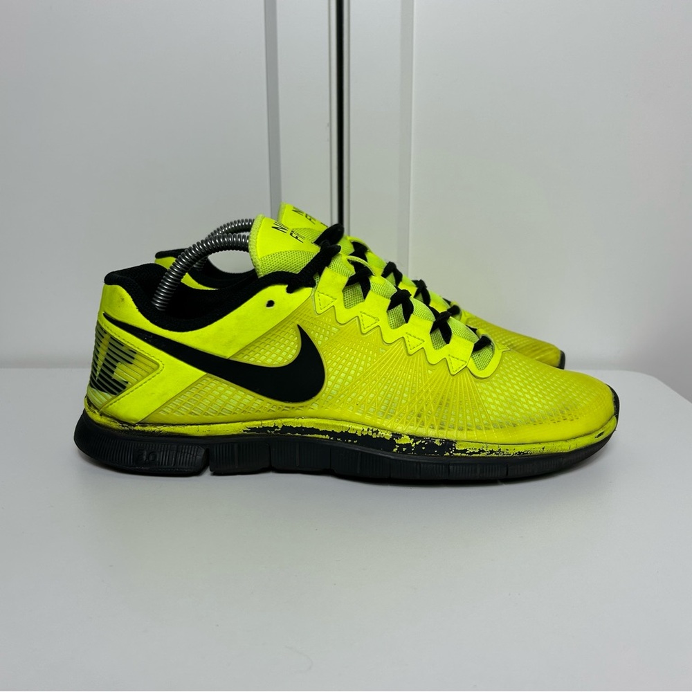 Nike free run 3.0 trainer neon yellow black